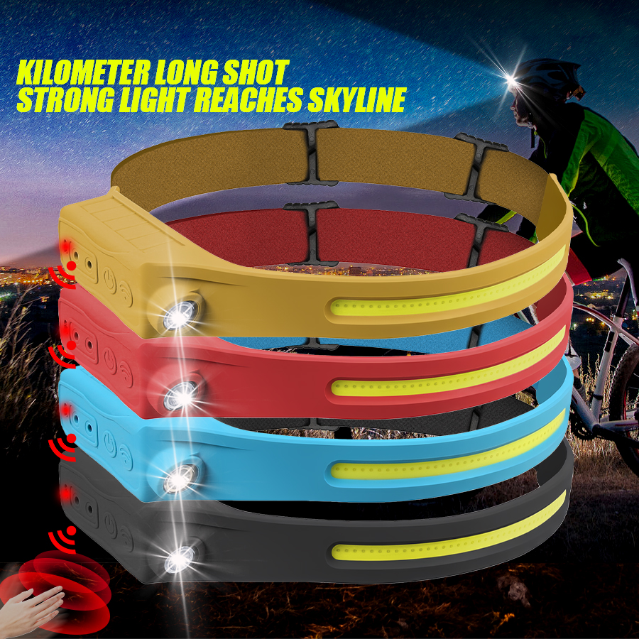 Motion Sensor Outdoor - Rechargeable Headlight Motion Sensor 350 Lumen