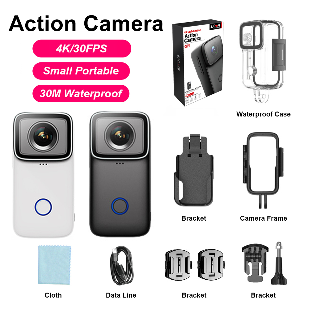 Outdoor Lighting Japanese - C200 4K 30FPS Waterproof Action Camera