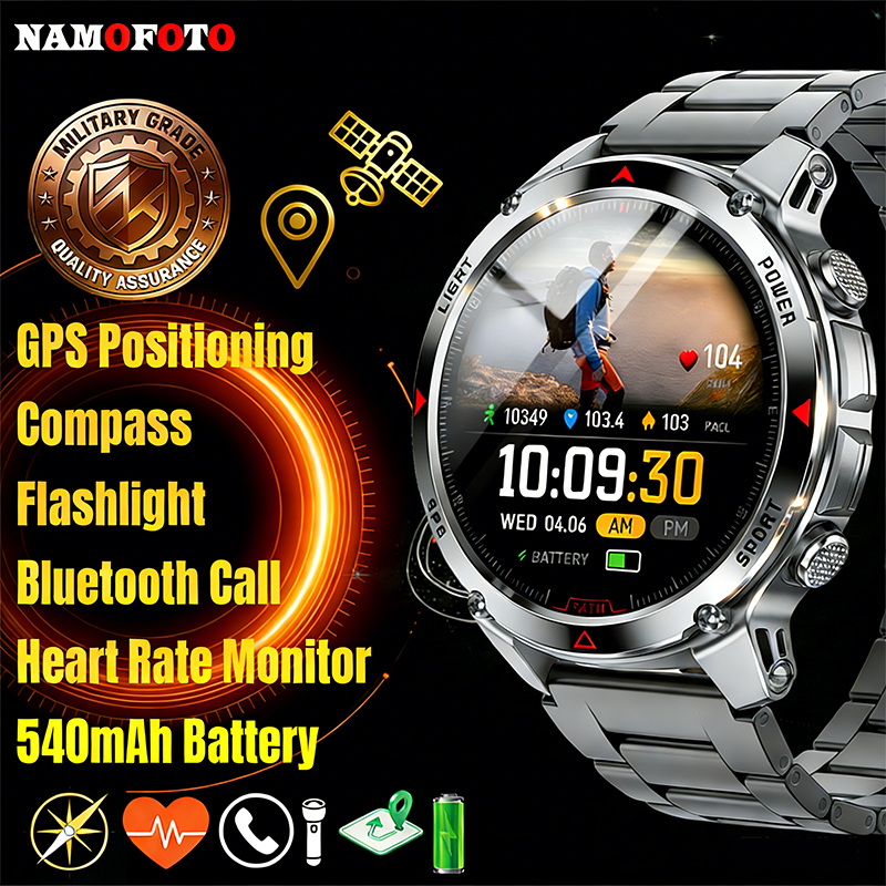 Outdoor Lighting Japan - New GPS Compass Smart Watch Men