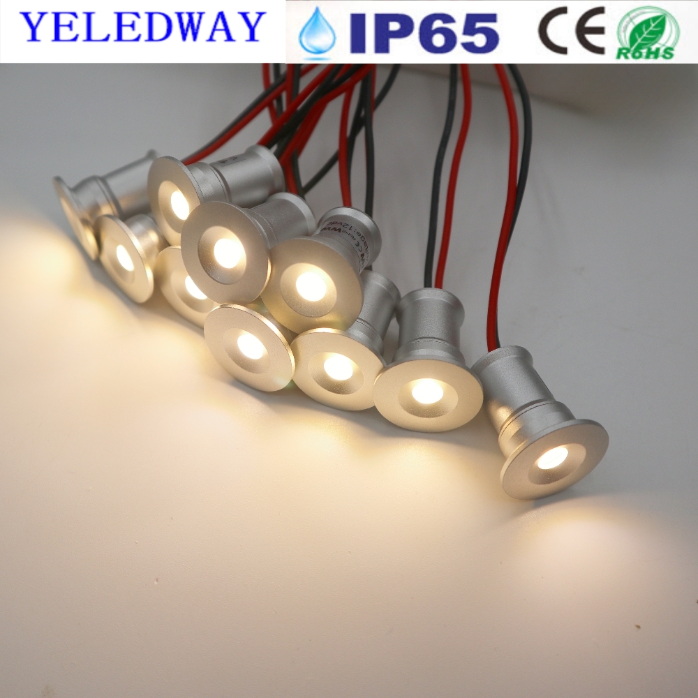 Outdoor Lighting Recessed - IP65 Recessed Downlight DC12V 1W DIY