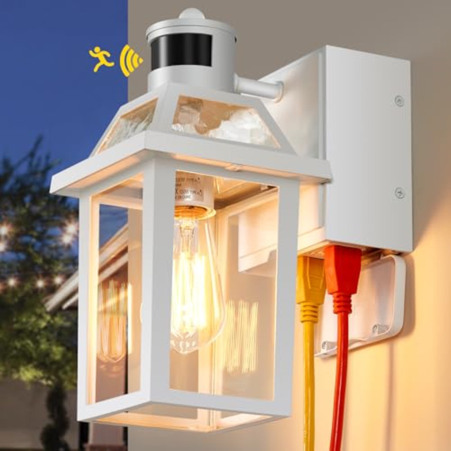 Porch Lights with GFCI Outlet, - Outdoor Lighting No Outlet 리뷰 및 가격