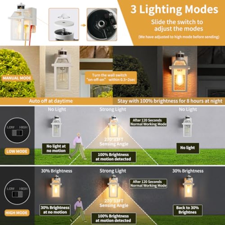 Porch Lights with GFCI Outlet, - Outdoor Lighting No Outlet 리뷰 및 가격