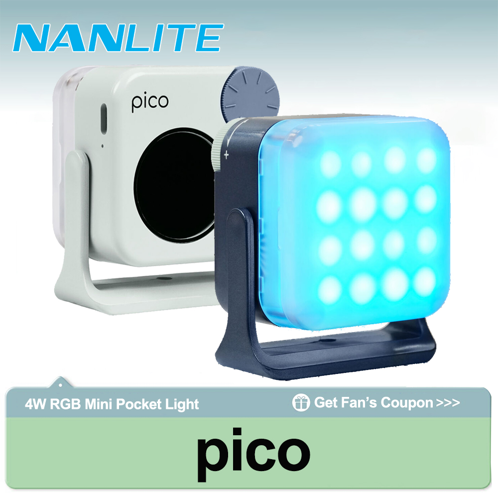 Nanlite pico Full-color Magnet - Outdoor Lighting Video Shooting 리뷰 및 가격