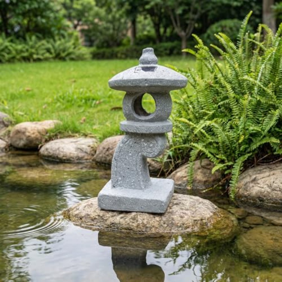 14'' High Asian Solar-Powered  - Outdoor Lighting Japan 리뷰 및 가격