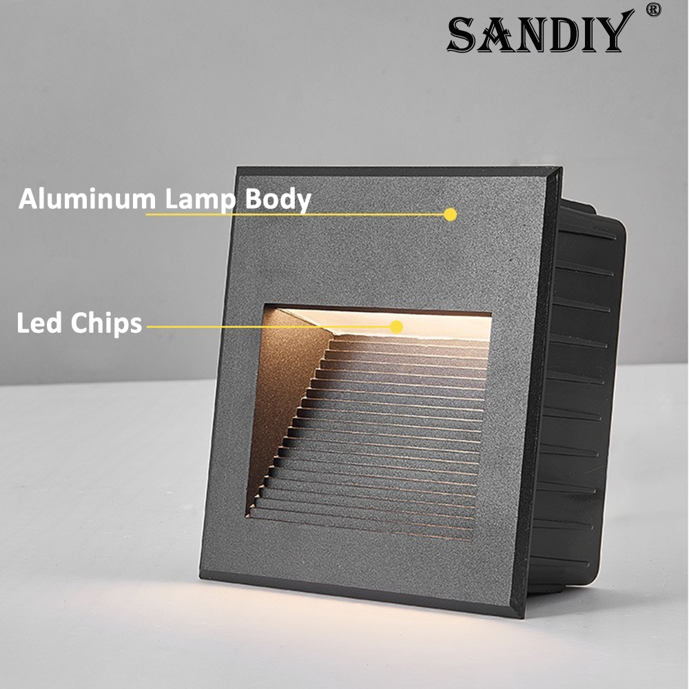 SANDIY Recessed Outdoor Wall S - Outdoor Lighting Recessed 리뷰 및 가격