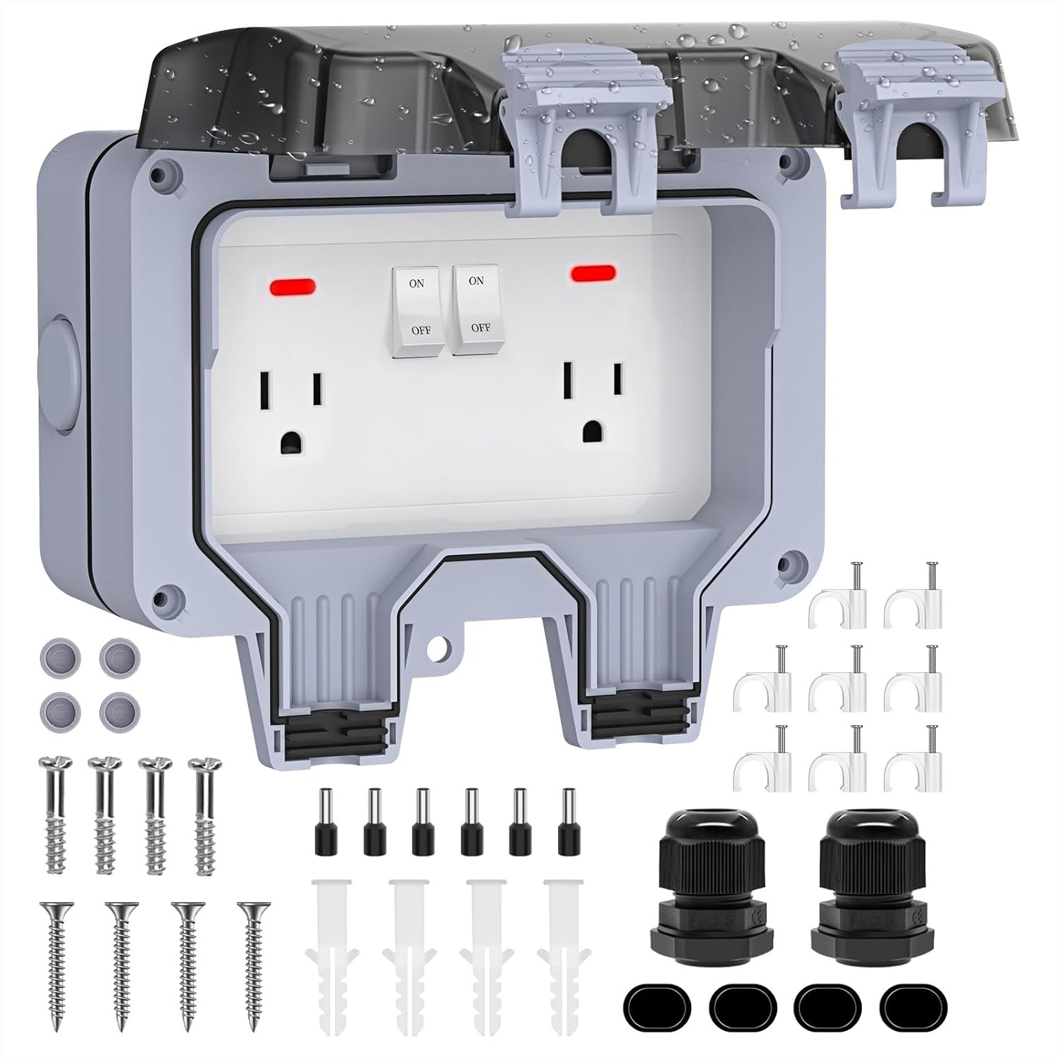 IP66 Waterproof Outdoor Outlet - Outdoor Lighting No Outlet 리뷰 및 가격