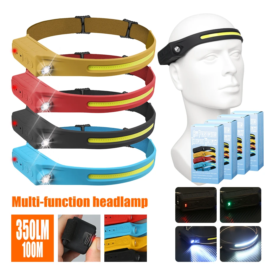 Rechargeable Headlamp 350 Lume - Motion Sensor Outdoor 리뷰 및 가격