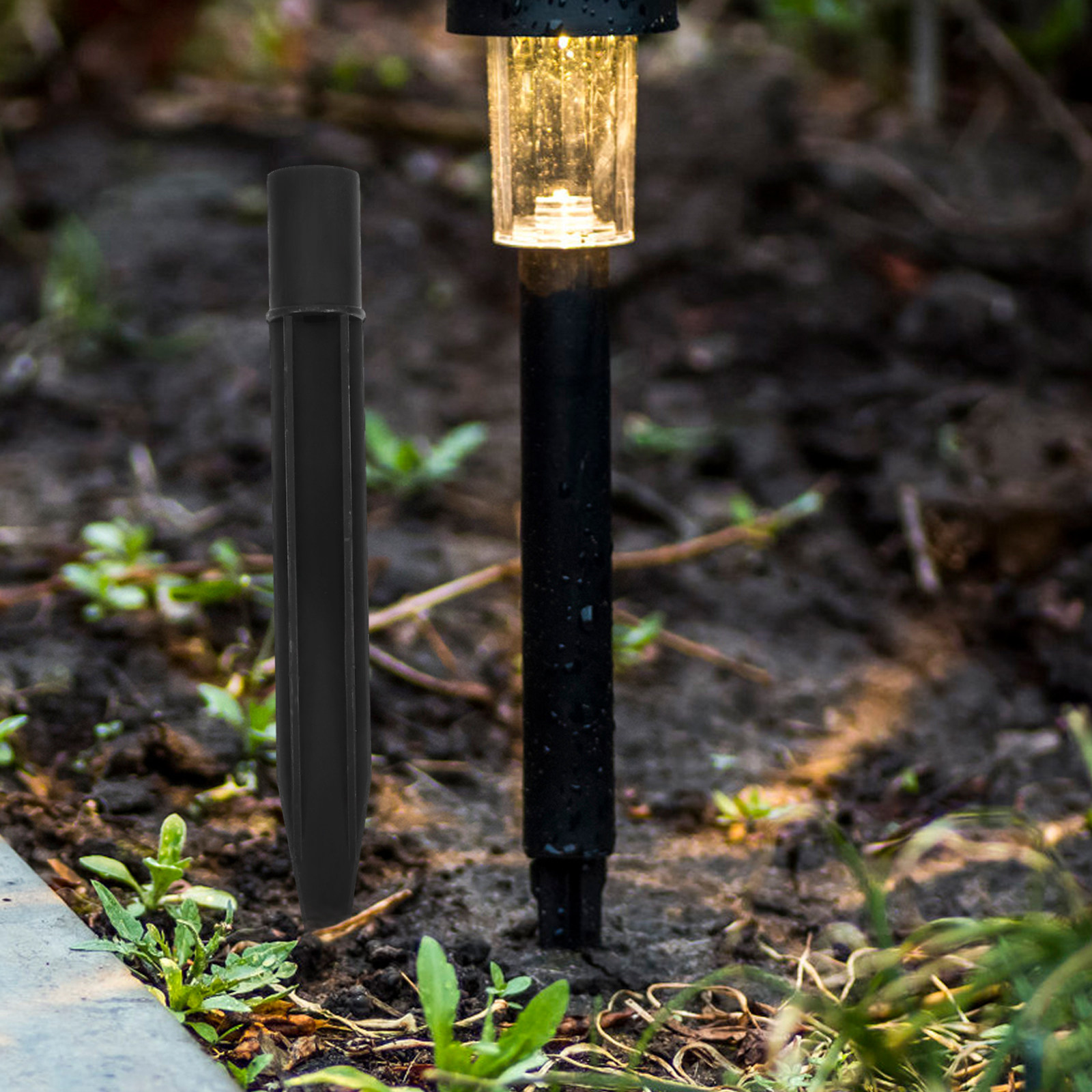 8Pcs Lawn Light Stake Plastic  - Landscape Spike Light 리뷰 및 가격