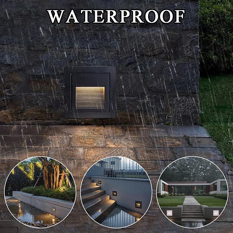 【CCA】3W LED Waterproof Step Li - Outdoor Lighting Recessed 리뷰 및 가격
