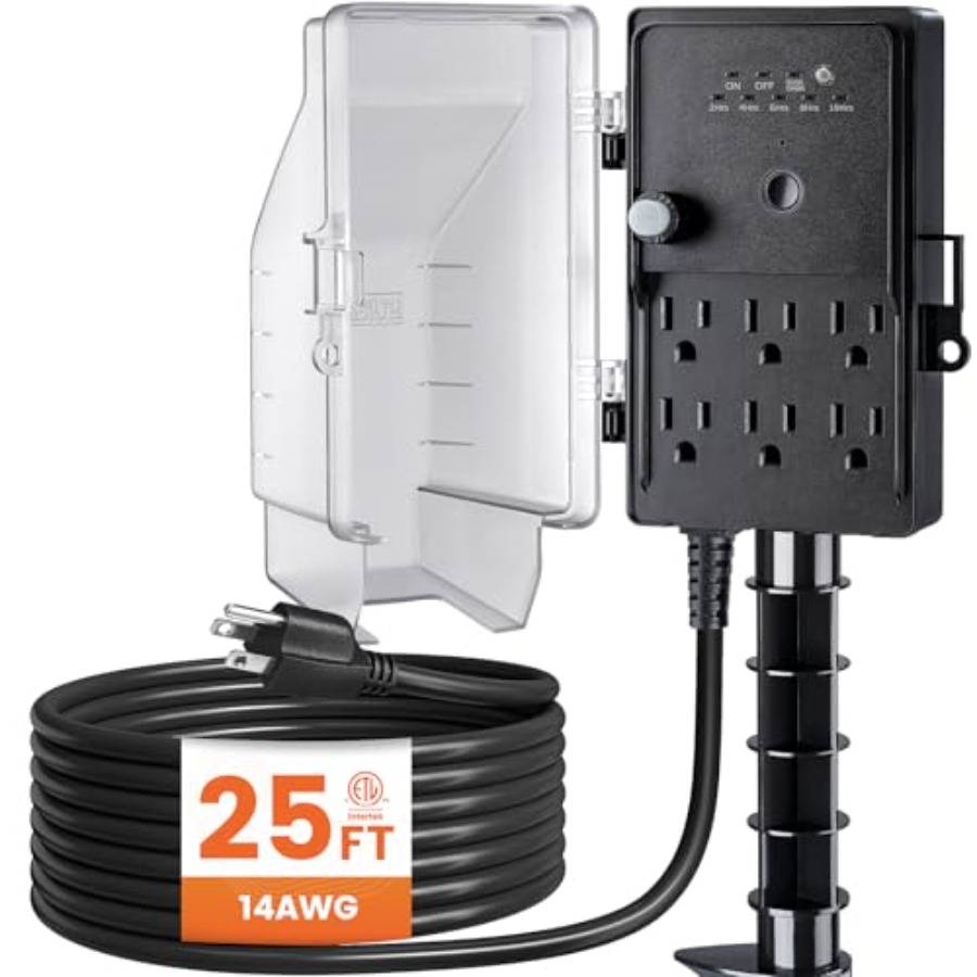 Outdoor Power Stake Dusk to Da - Outdoor Lighting No Outlet 리뷰 및 가격