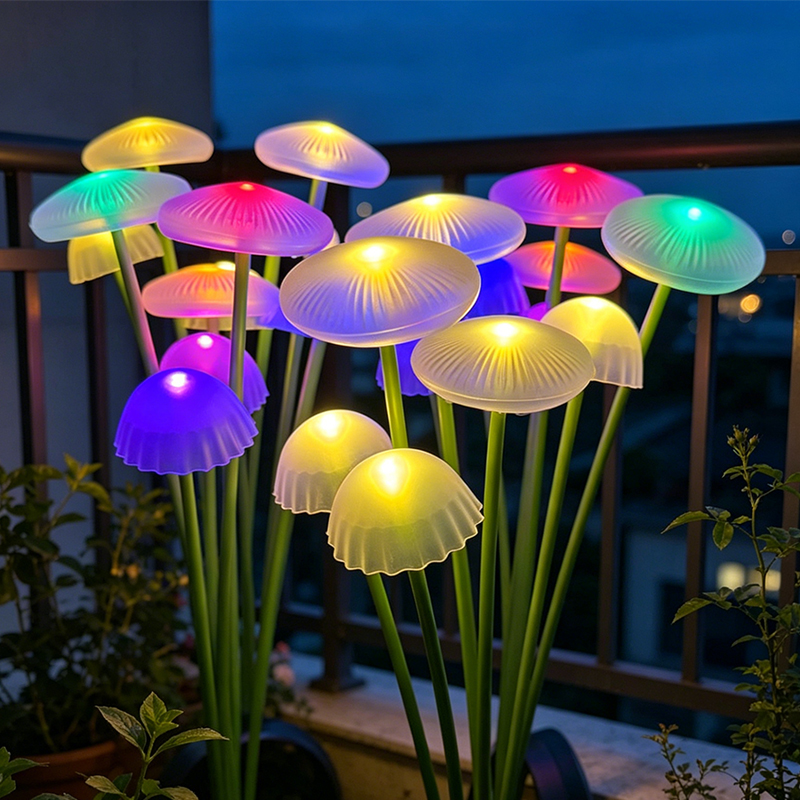 Solar Jellyfish Mushroom Light - Landscape Spike Light 리뷰 및 가격