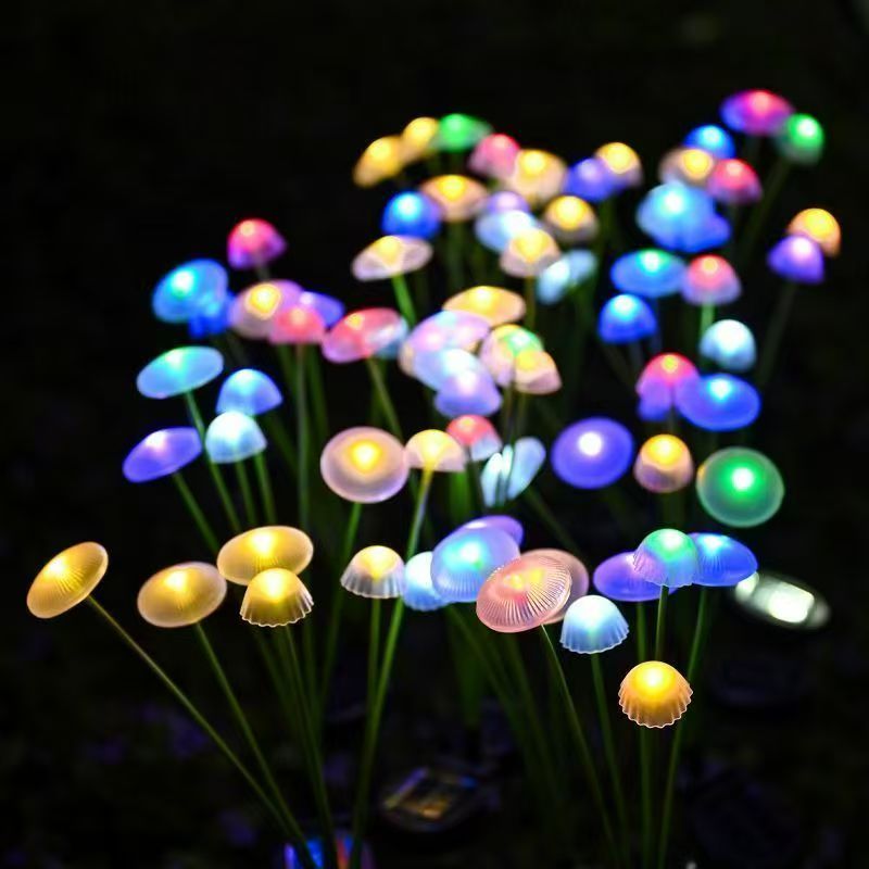 Solar Jellyfish Mushroom Light - Landscape Spike Light 리뷰 및 가격