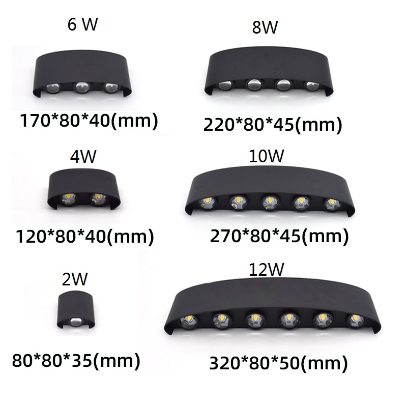 2W 4W 6W 8W 10W 12W  LED Wall  - Outdoor Lighting Amazon 리뷰 및 가격