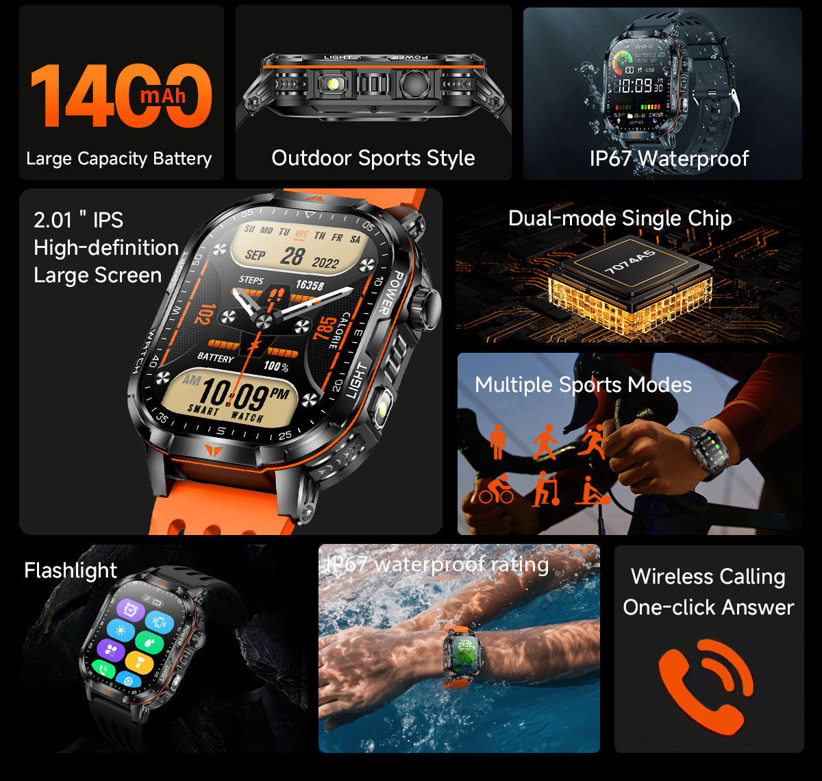 2026 New 1400mAh Super Large B - Outdoor Lighting Japanese 리뷰 및 가격