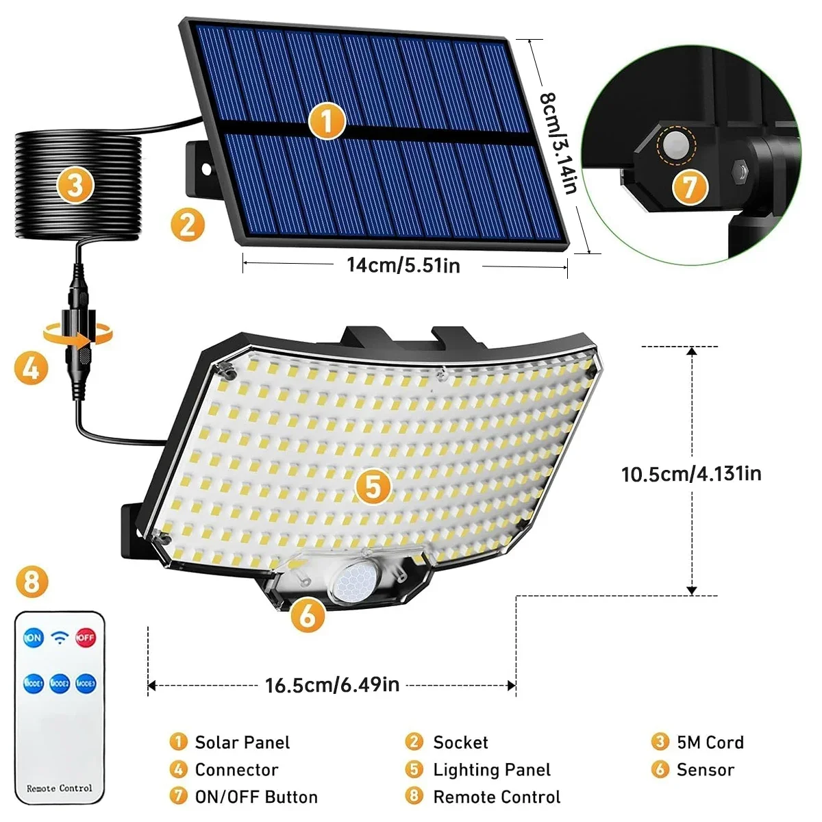 234LED Solar Outdoor Lights Mo - Motion Sensor Outdoor 리뷰 및 가격