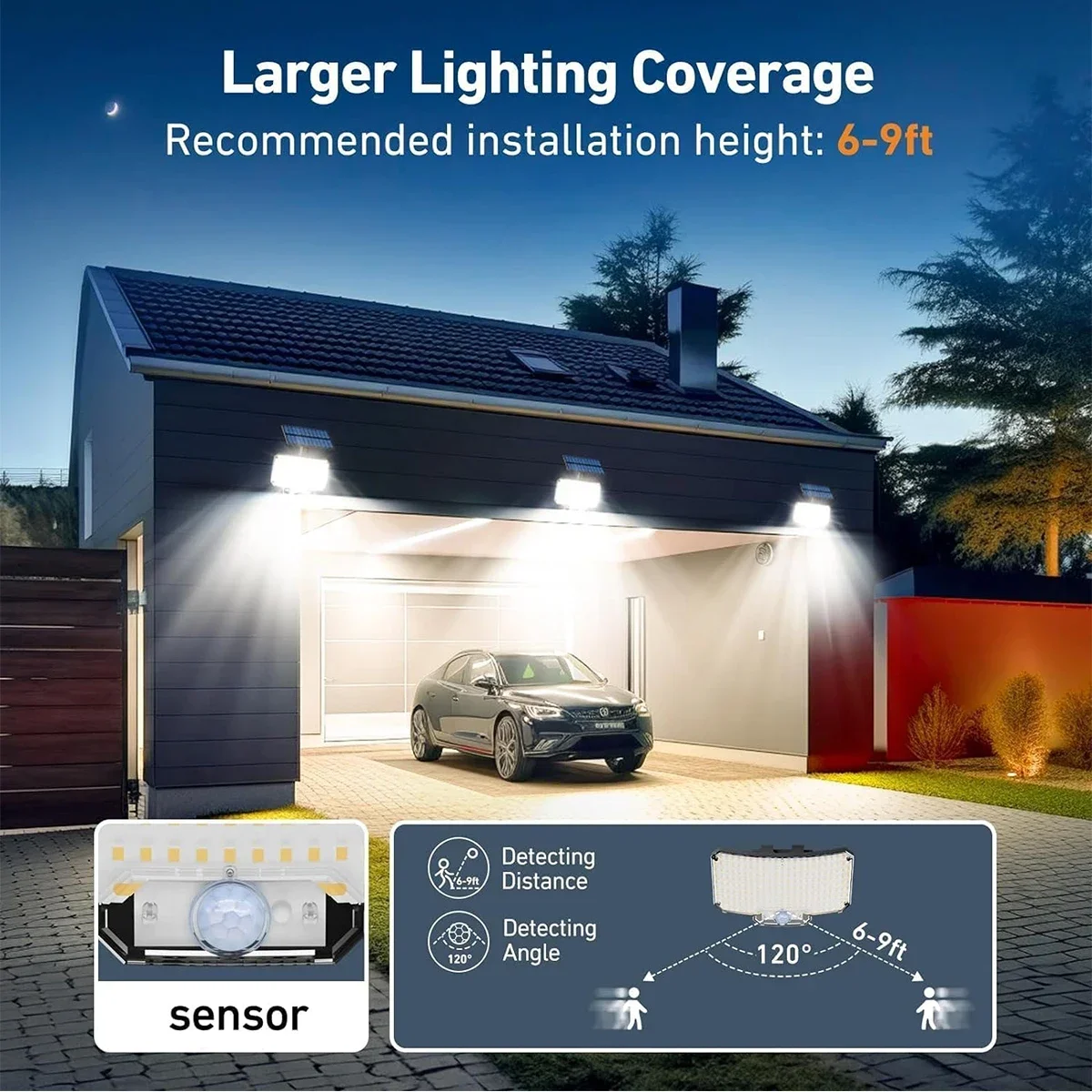 234LED Solar Outdoor Lights Mo - Motion Sensor Outdoor 리뷰 및 가격