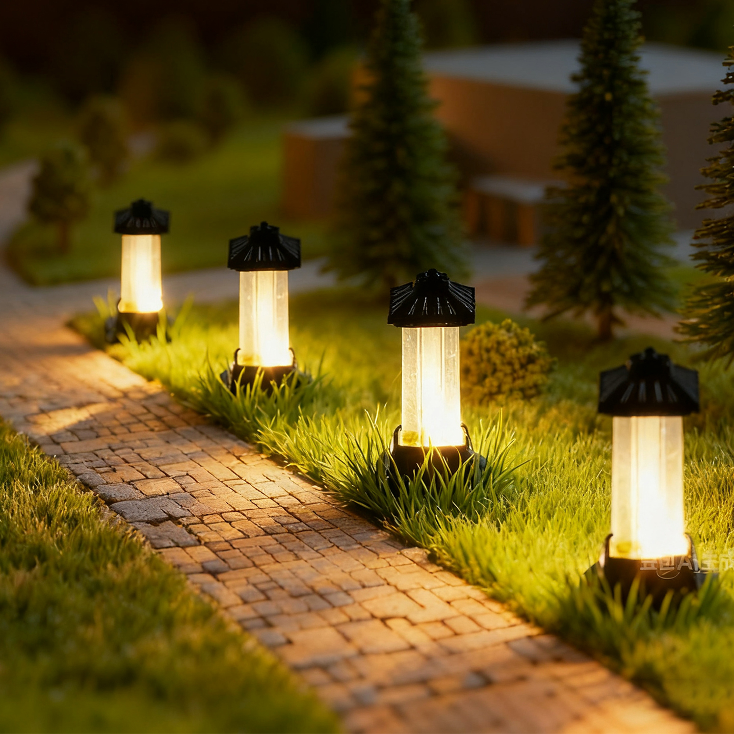 6PCS Miniature Grass Lawn Lamp - Landscape Spike Light 리뷰 및 가격