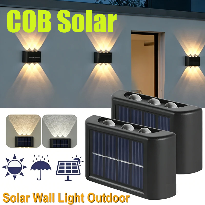 COB Solar Wall Lamp Outdoor Wa - Outdoor Lighting Amazon 리뷰 및 가격