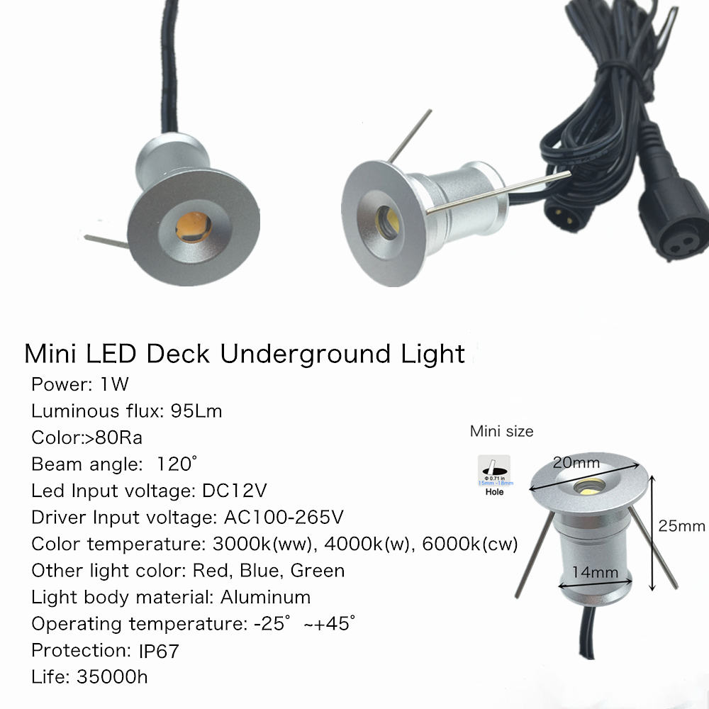 IP67 Mini Underground LED Ligh - Outdoor Lighting Recessed 리뷰 및 가격