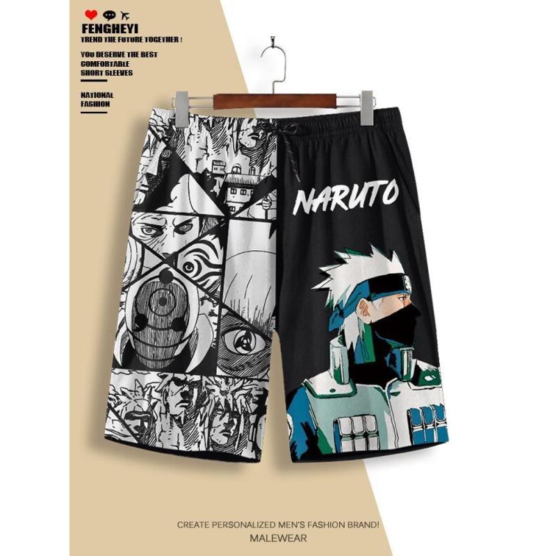 Naruto Anime Shorts Men's Casu - Outdoor Lighting Japan 리뷰 및 가격