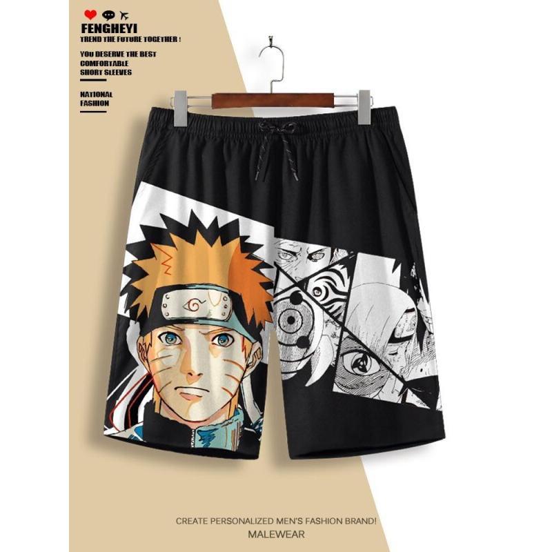 Naruto Anime Shorts Men's Casu - Outdoor Lighting Japan 리뷰 및 가격