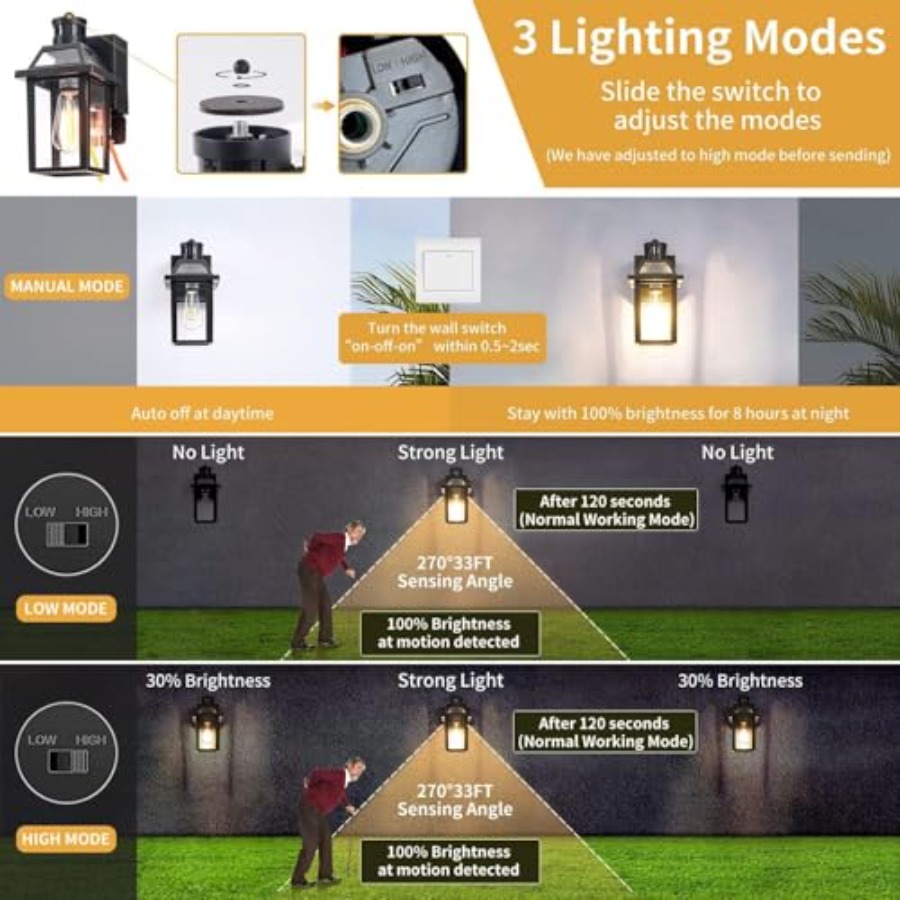 Porch Lights with GFCI Outlet, - Outdoor Lighting No Outlet 리뷰 및 가격