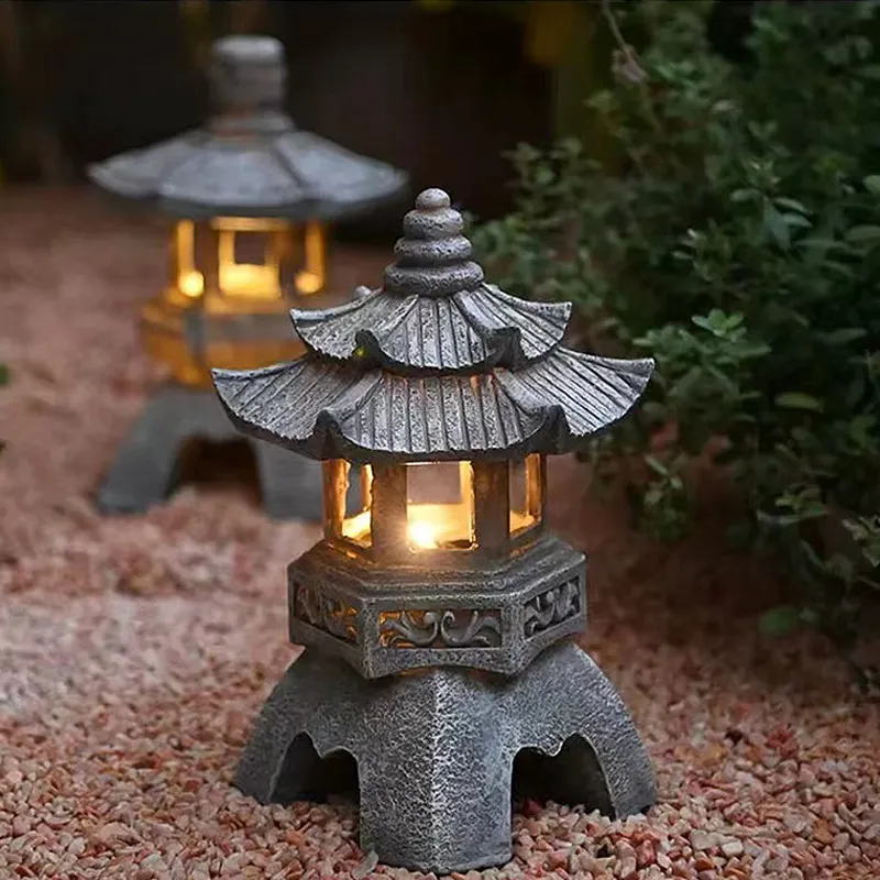 Garden Solar LED Pagoda Lanter - Outdoor Lighting Japan 리뷰 및 가격