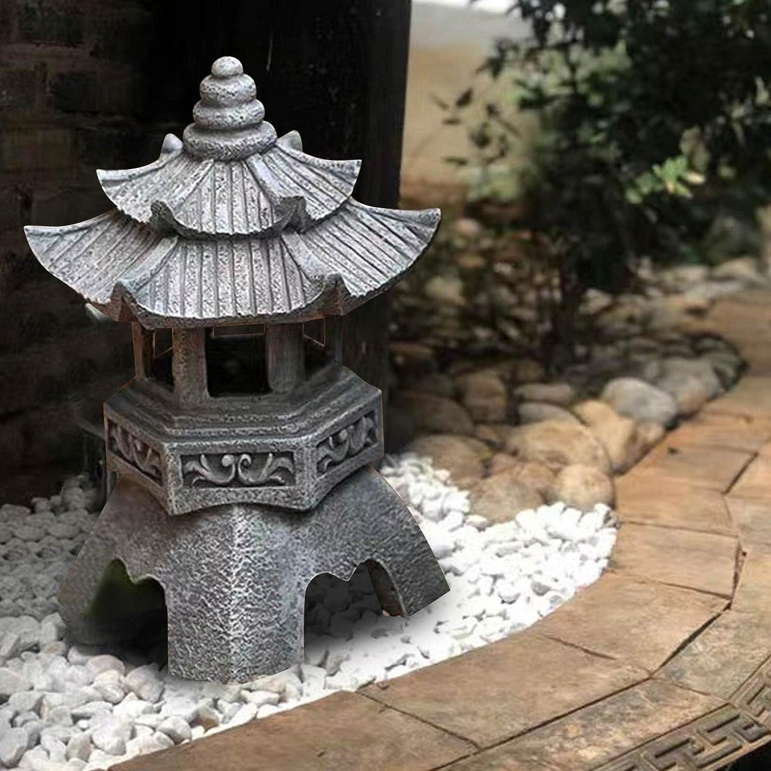 Garden Solar LED Pagoda Lanter - Outdoor Lighting Japan 리뷰 및 가격