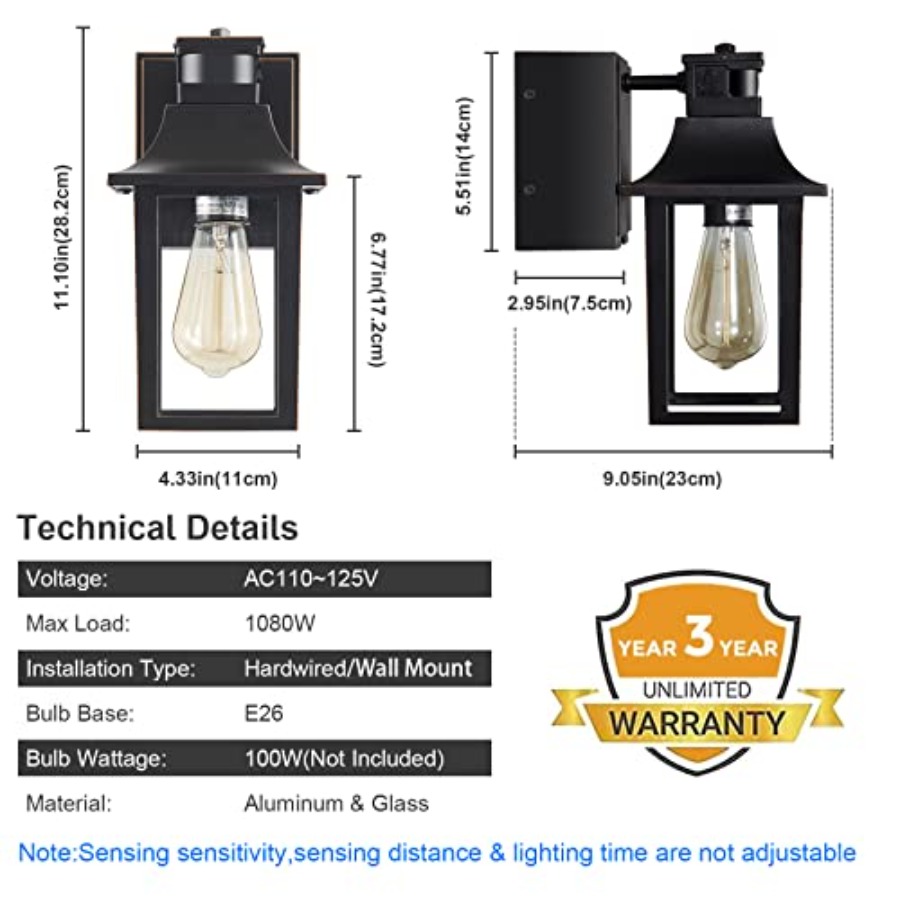 Porch Light with GFCI Outlet D - Outdoor Lighting No Outlet 리뷰 및 가격