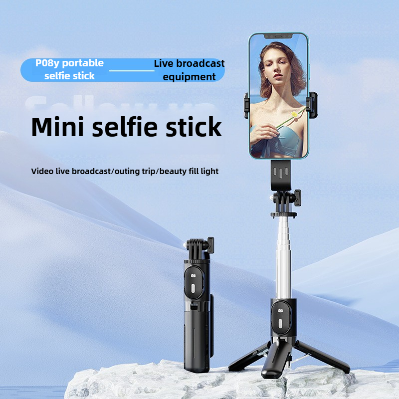 P08Y Selfie Stick Tripod, Fold - Outdoor Lighting Video Shooting 리뷰 및 가격