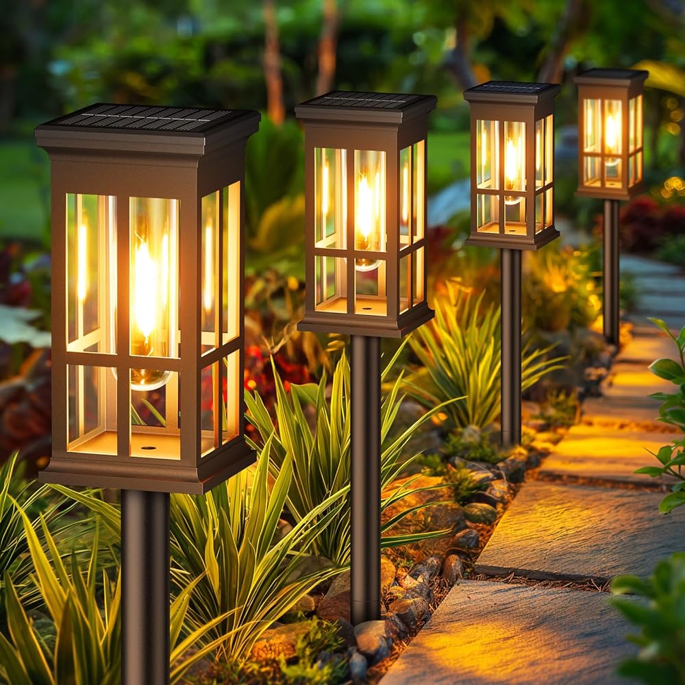 Solar Pathway Light Outdoor So - Landscape Spike Light 리뷰 및 가격