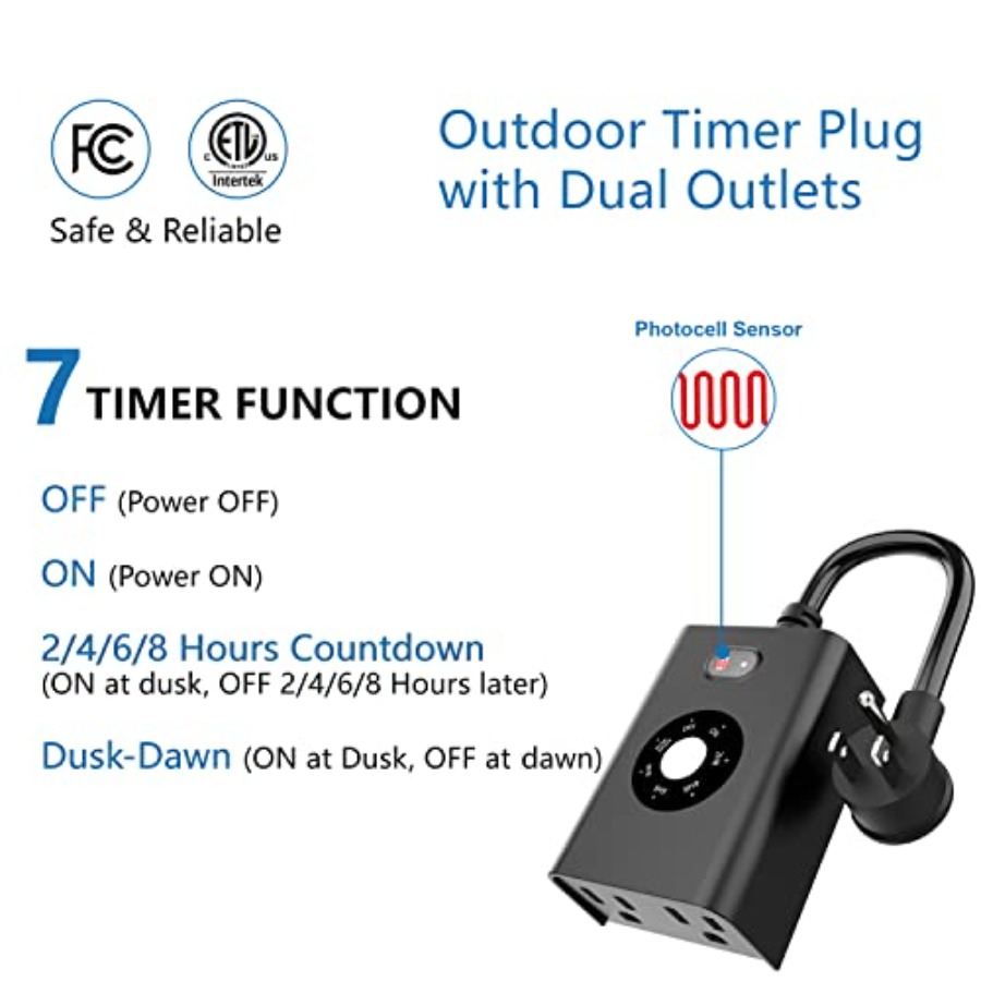Outdoor Sensor Timer for Light - Outdoor Lighting No Outlet 리뷰 및 가격