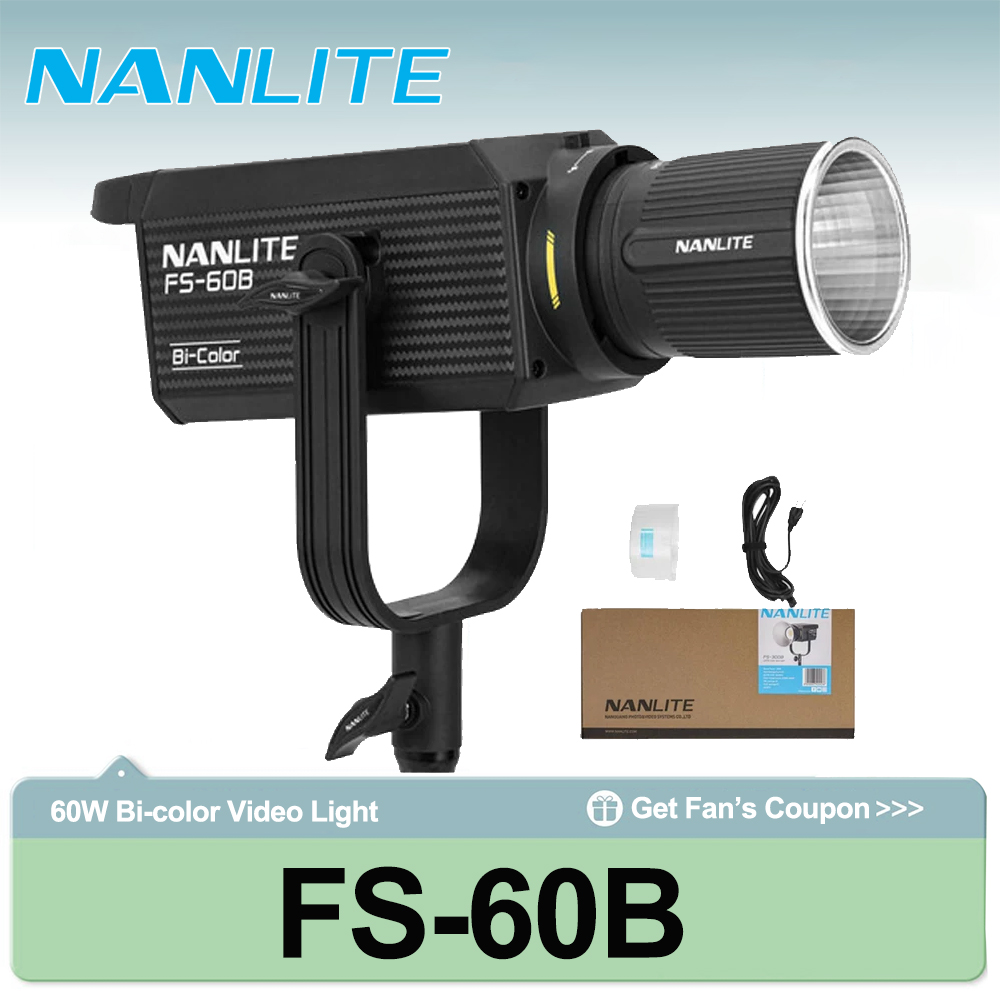 Nanlite FS-60B 70W Bi-color Sp - Outdoor Lighting Video Shooting 리뷰 및 가격