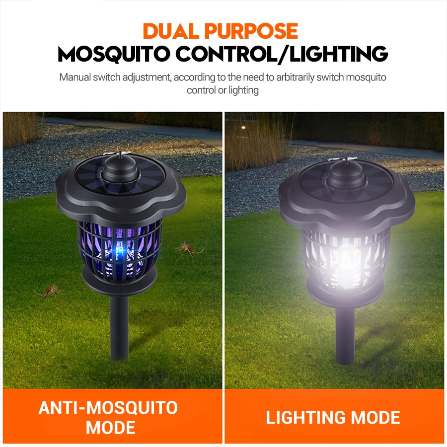2-in-1 1200mAh LED Solar Light - Landscape Spike Light 리뷰 및 가격