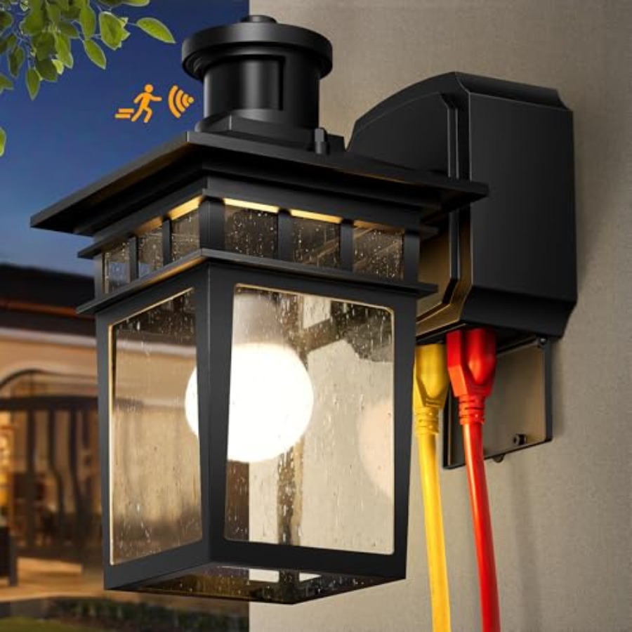 Motion Sensor Outdoor Porch Li - Outdoor Lighting No Outlet 리뷰 및 가격