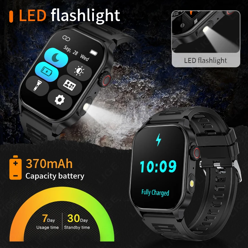 LIGE 2026 Outdoor Smart Watch  - Outdoor Lighting Japan 리뷰 및 가격