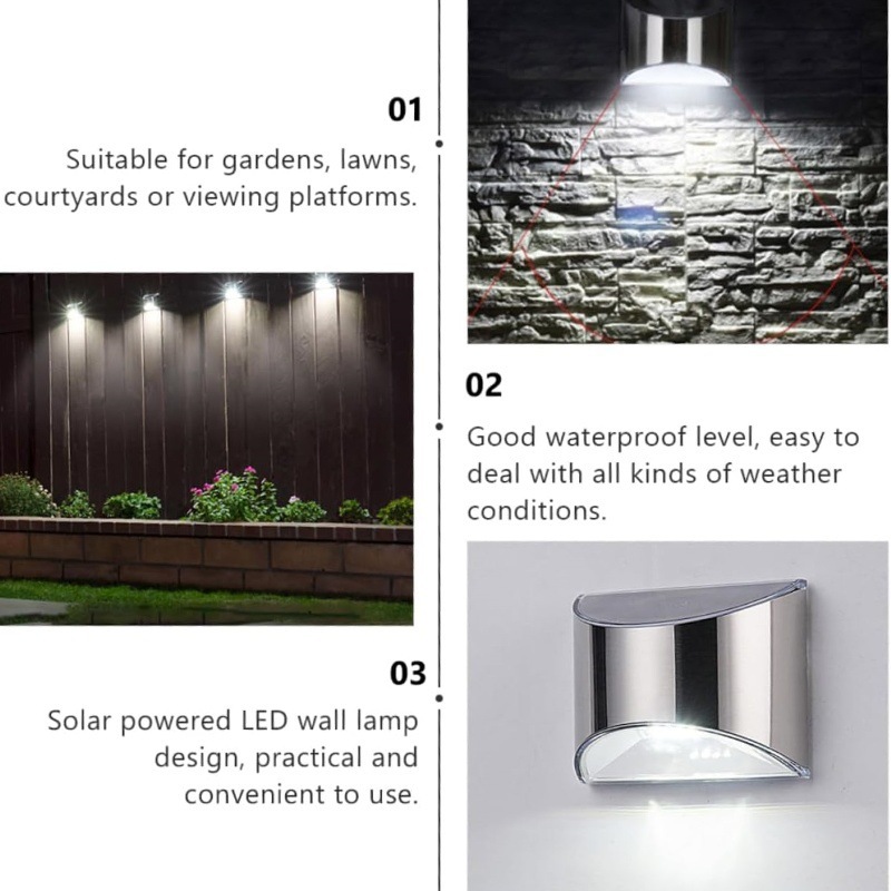 2Pcs Solar Garden Light Stainl - Outdoor Lighting Amazon 리뷰 및 가격