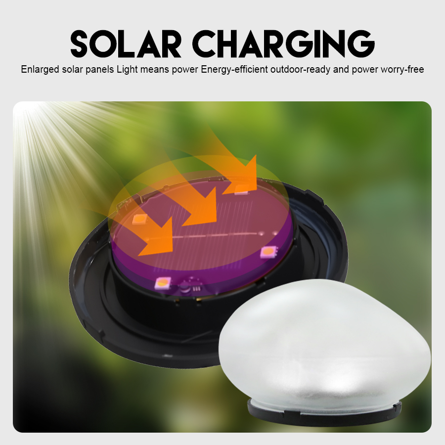 Solar Stone 4LED Light Frosted - Landscape Spike Light 리뷰 및 가격