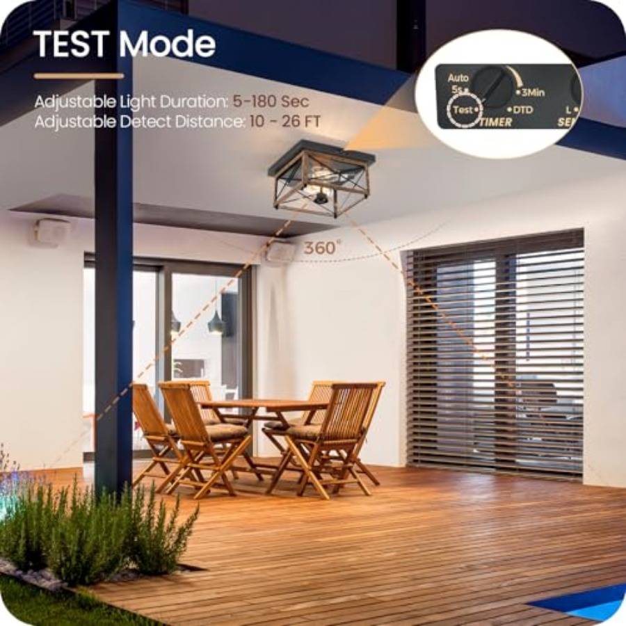 Outdoor Ceiling Light with Mot - Motion Sensor Outdoor 리뷰 및 가격