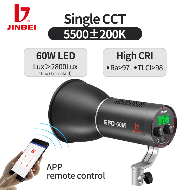 JINBEI EFD-60M High Quality LE - Outdoor Lighting Video Shooting 리뷰 및 가격