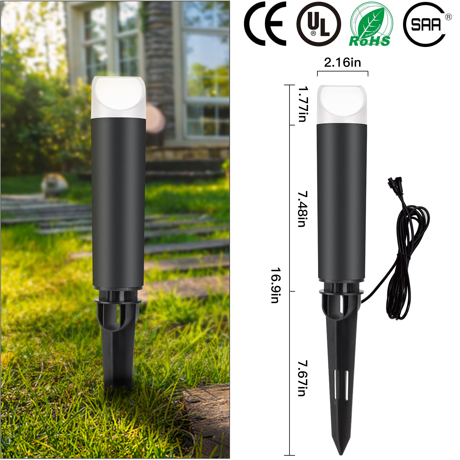 QACA LED Landscape Lighting Ou - Landscape Spike Light 리뷰 및 가격