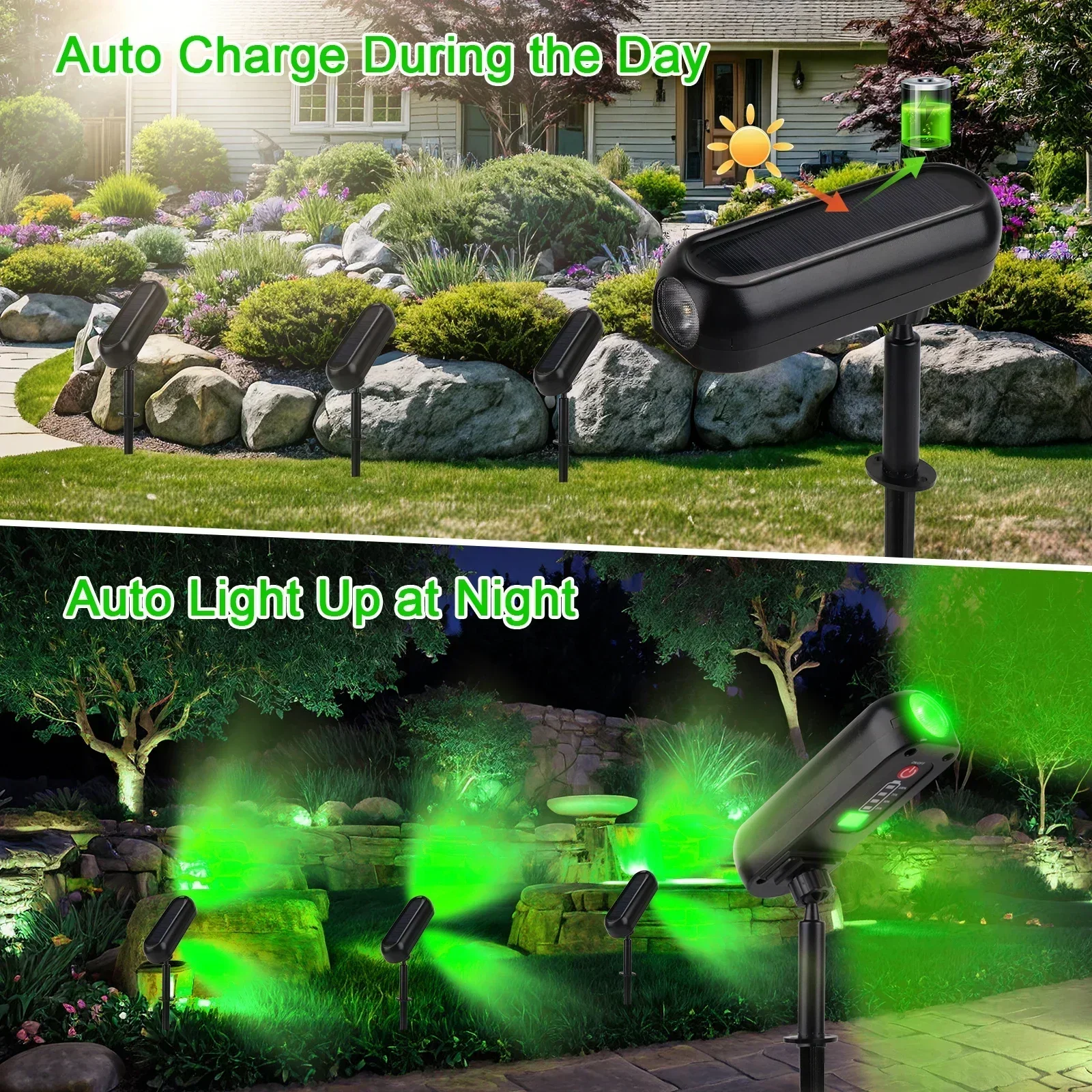 1-4Pack Solar Spotlight & Wall - Landscape Spike Light 리뷰 및 가격