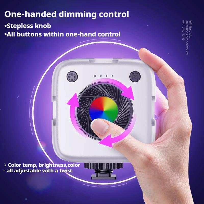 Mini RGB LED Video Fill Light  - Outdoor Lighting Video Shooting 리뷰 및 가격