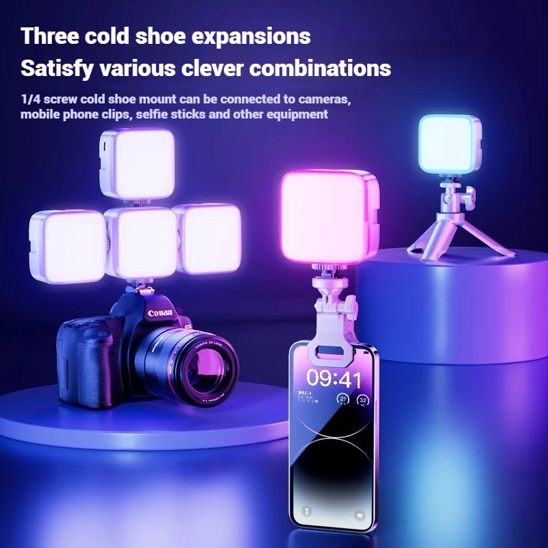 Mini RGB LED Video Fill Light  - Outdoor Lighting Video Shooting 리뷰 및 가격