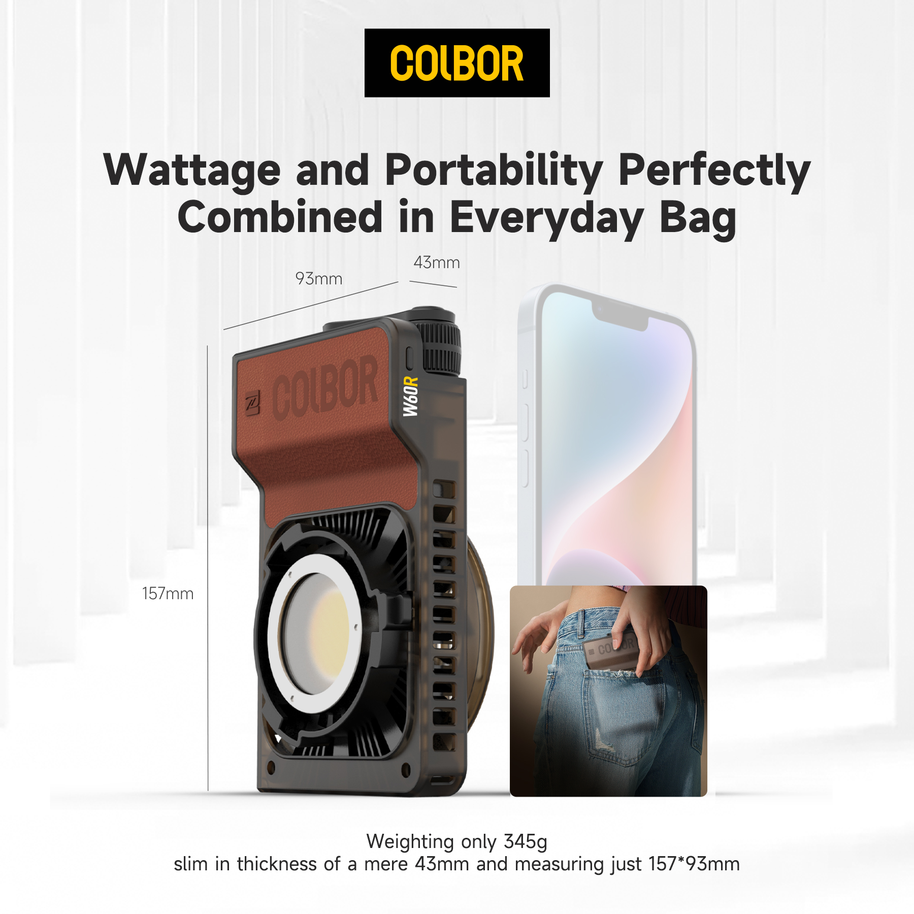 Colbor Wonder W60 RGB LED Vide - Outdoor Lighting Video Shooting 리뷰 및 가격