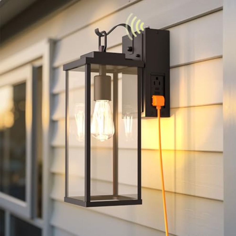 Upgraded Dusk to Dawn Outdoor  - Outdoor Lighting No Outlet 리뷰 및 가격