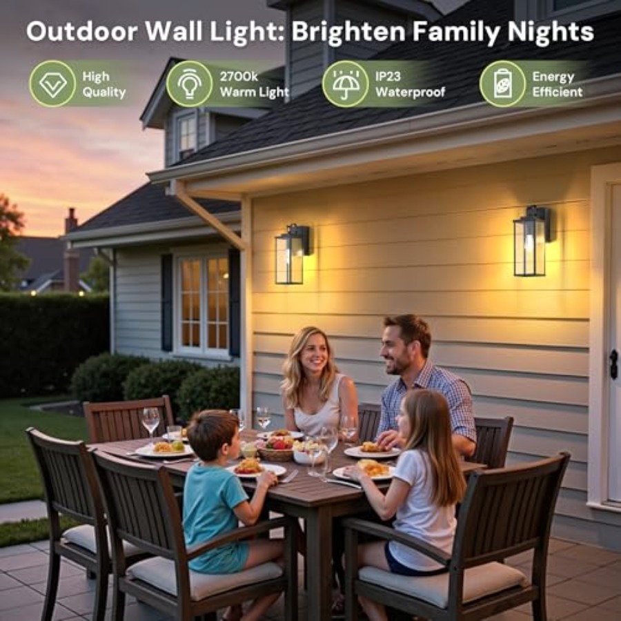 Upgraded Dusk to Dawn Outdoor  - Outdoor Lighting No Outlet 리뷰 및 가격