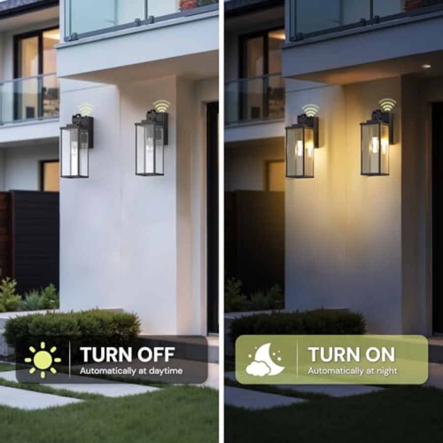Upgraded Dusk to Dawn Outdoor  - Outdoor Lighting No Outlet 리뷰 및 가격