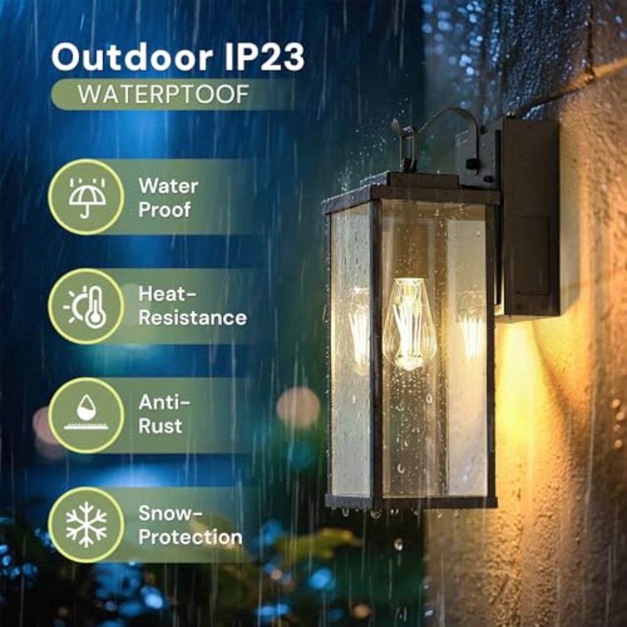 Upgraded Dusk to Dawn Outdoor  - Outdoor Lighting No Outlet 리뷰 및 가격