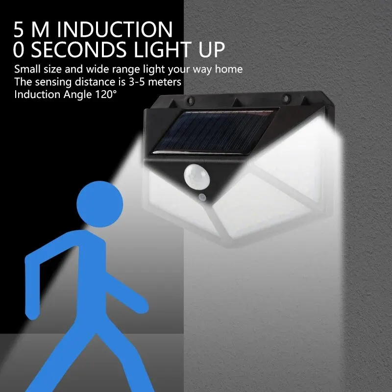 Motion Sensor 100LED Solar Wal - Outdoor Lighting Amazon 리뷰 및 가격